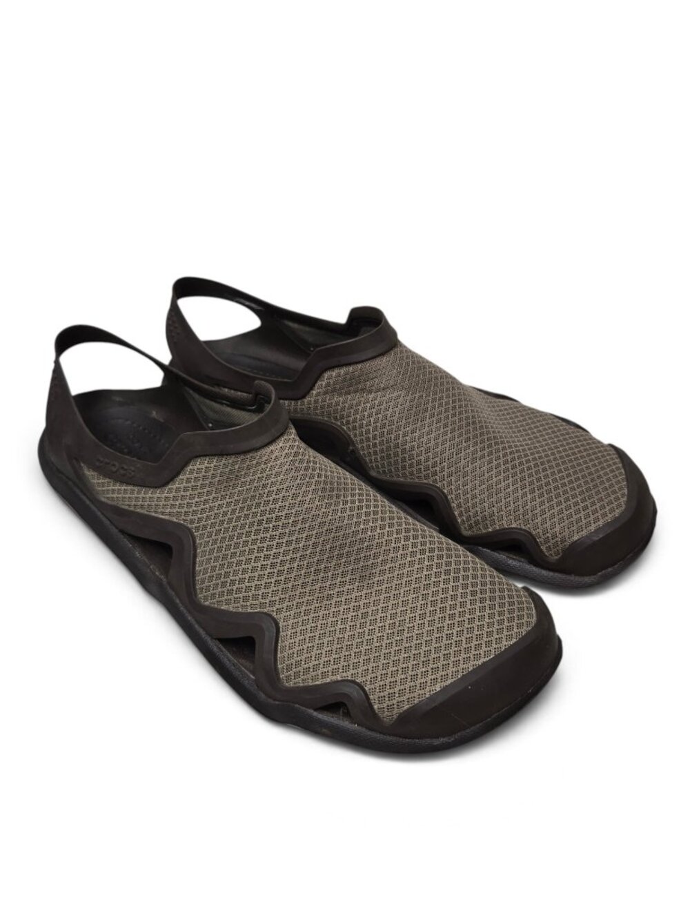 Crocs Swiftwater Breathable Water Shoes Mens Chocolate Brown Resort Beach 12